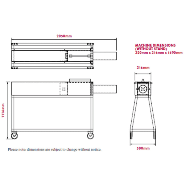 Check Stuffer Size Scotnet Single Stuffer - Viking Food Solutions